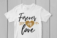 Forever In Love - Love SVG EPS DXF PNG Cutting Files Product Image 3