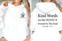 Kind Words Are Like Honey Sweet To The Soul |Bible Verse Product Image 2