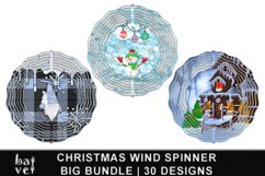 Christmas Wind Spinner Sublimation Bundle | Big Bundle PNG Product Image 5