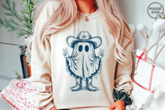 Halloween Cowboy Ghost|Western Halloween Cowgirl Ghost SVG Product Image 5