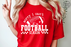 Sorry, I can&#039;t. It Is Football Season|Retro Checker Football Product Image 5