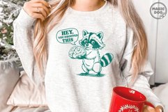 Hey You Dropped This Vintage Raccoon|Funny Brain Sarcastic Product Image 5