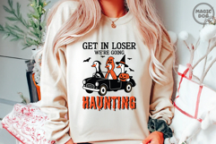 Get in Loser We’re Going Haunting Halloween Spooky Goose SVG Product Image 5