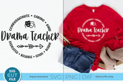 Drama Teacher svg - a speech and drama teacher svg file Product Image 1