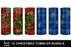 Christmas Tumbler Bundle | 20 Oz Skinny Tumbler Sublimation Product Image 6