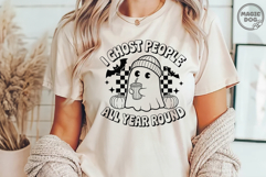I Ghost People All Year Round Spooky Season Boujee Ghost SVG Product Image 5