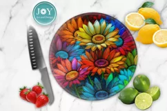 FLOWERS PNG CLIPART FOR DOOR HANGER, COASTERS AND MORE Product Image 5