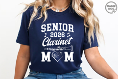 Senior 2026 Clarinet Mom|Class of 2026 Senior Mom Clarinet Product Image 5