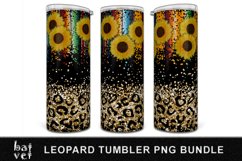 Leopard Tumbler Sublimation Bundle Designs PNG Product Image 3