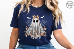 Cute Lace Ghost PNG|Halloween Boo Lace Bow|Coquette Ghost Product Image 5