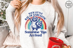 Your Little Ray Of Sarcastic Sunshine Has Arrived Raccoon Product Image 5