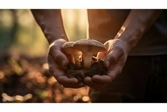 natural organic champignon mushroom Product Image 1