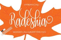 Web Font Radeshia Product Image 1