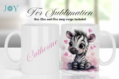 VALENTINES SUBLIMATION MUG WRAP DESIGN, COFFEE MUG WRAP Product Image 3