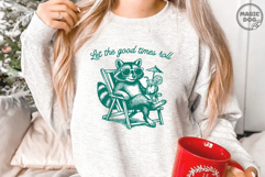 Let The Good Times Roll|Funny Raccoon Summer|Cute but Feral Product Image 3