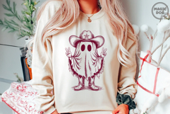 Halloween Cowboy Ghost|Western Halloween Cowgirl Ghost SVG Product Image 6