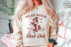 Salem Witch Book Club|Retro Witch Girl Bookreader|Halloween Product Image 6