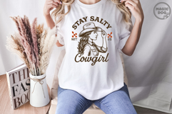 Stay Salty Cowgirl Christian Western Cowgirl Bible Verse SVG Product Image 6