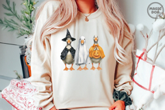 Spooky and Honk|Honk Or Treat Goose Halloween Ghost PNG Product Image 6