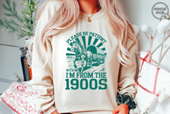 Please Be Patient with Me I’m from the 1900s|Retro Quote SVG Product Image 6