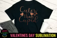 Cuter than Cupid Valentine Sublimation Design Product Image 2