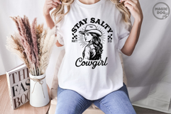 Stay Salty Cowgirl Christian Western Cowgirl Bible Verse SVG Product Image 7