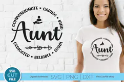 Aunt svg, an auntie svg design for aunt's day Product Image 1