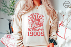 Please Be Patient with Me I’m from the 1900s|Retro Quote SVG Product Image 7