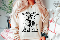 Salem Witch Book Club|Retro Witch Girl Bookreader|Halloween Product Image 7
