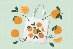 Oranges Elements &amp; Patterns | EPS PNG JPG Product Image 5