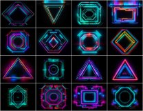 Neon Frames Effect Overlays Product Image 8