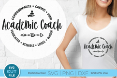 Academic Coach svg - a mentor or tutor svg for crafters Product Image 1