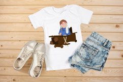 Dressed Up Kid Vector Illustration Product Image 4