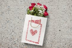 Postcard made from words of love Product Image 2