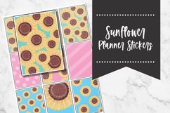 Sunflower Planner Stickers Product Image 1