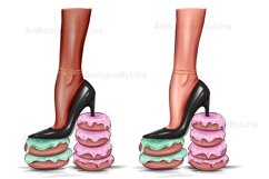 Clipart fashionable shoes, Clipart on high heels Product Image 4