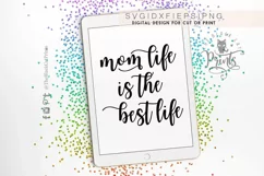 Mom life is the best life SVG PNG EPS DXF Product Image 2