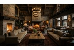 stylish hotel lobby interior Product Image 1