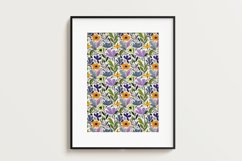 Abstract Florals Seamless Digital Paper Vol. 4 ,18 PNG Product Image 8