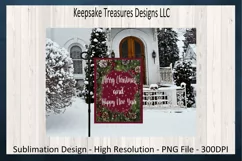 Merry Christmas And Happy New Year, PNG Sublimation Design Product Image 2