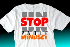 Unstoppable Mindset Typography - Bold Streetwear T-Shirt SVG Product Image 2
