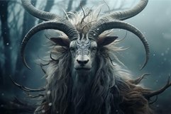 Mystical forest ram with ornate horns Product Image 1