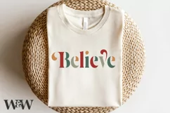 Believe SVG |Christmas Shirt SVG Product Image 4