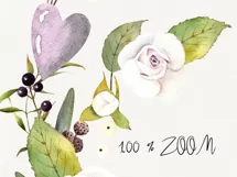 Watercolor valentines wreath clipart. Hearts frame png Product Image 3