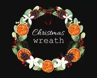 Watercolor christmas wreath clipart. Sublimation designs Product Image 2