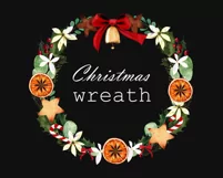 Watercolor christmas wreath clipart. Sublimation designs Product Image 2