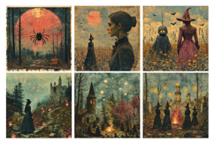 Blood Moon Halloween Vol.2 Digital Paper Pack, 20 PNG &amp; JPEG Product Image 3