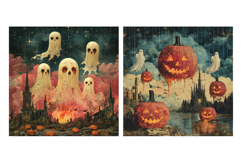 Blood Moon Halloween Vol.2 Digital Paper Pack, 20 PNG &amp; JPEG Product Image 5