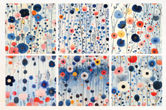 Blue Meadow Seamless Digital Paper, 18 PNG Product Image 3