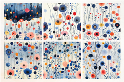 Blue Meadow Seamless Digital Paper, 18 PNG Product Image 4